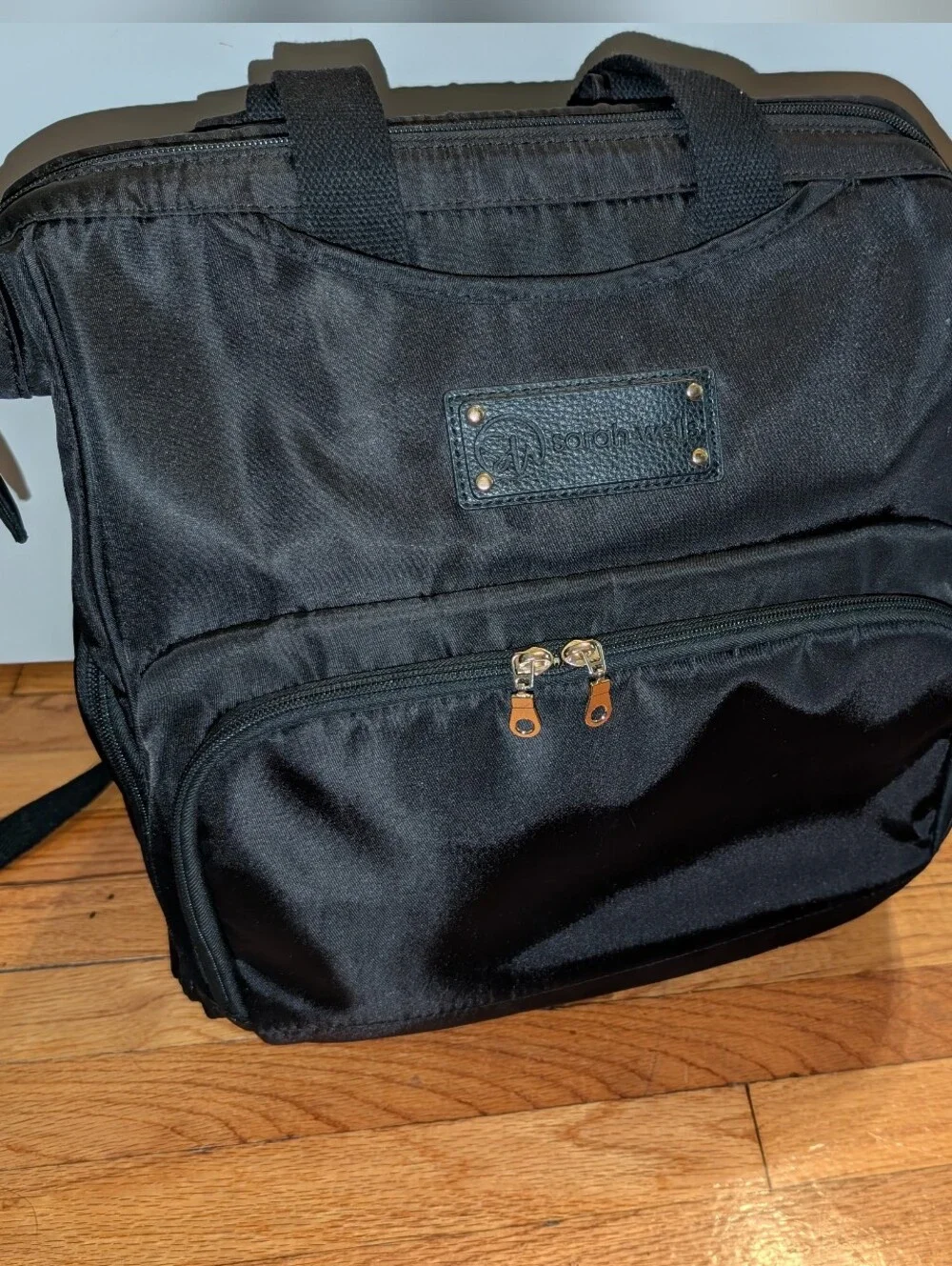 Meet Norah Breast Pump Bag –Black With champagne Interior